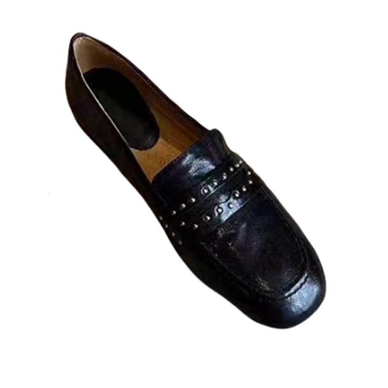 Women Loafers Shoes Flats Dress Leather Shoes Mary Jance Designer Woman 2025 Autumn Sport New Cozy Zapatillas De Mujer