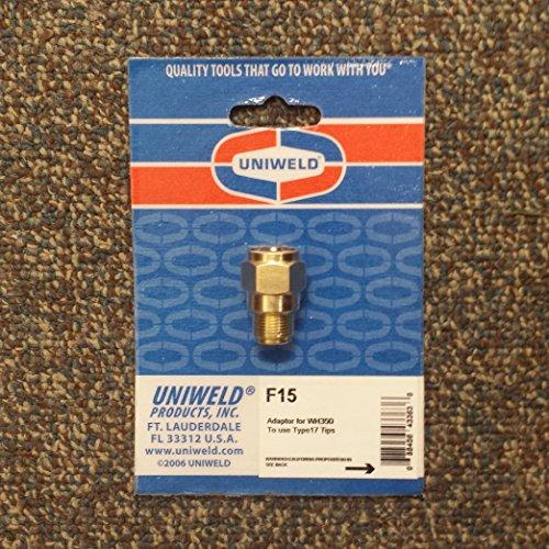

Uniweld F15 Adapter for WH350 to use Type17 Welding/Brazing Tips - NEW!
