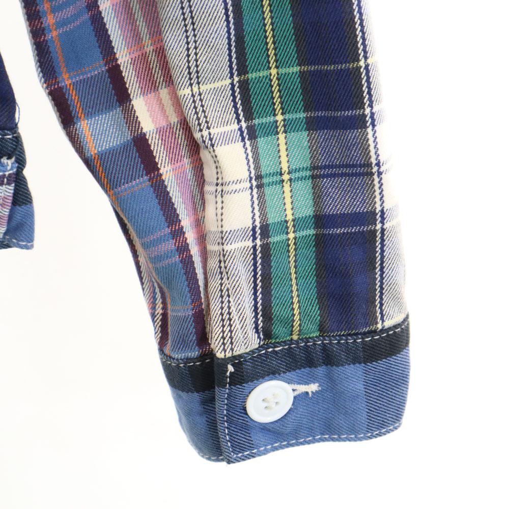 Levi's Kariertes Langarm-Jackett M Blau Herren Gebraucht