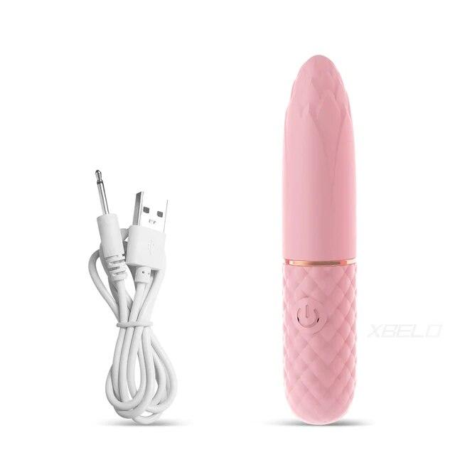 Quick Orgasm Mini Bullet Vibrator for Women 10 Modes Clitoris Stimulator Rechargeable Female Adult Goods Masturbation Sex Toys
