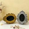 Vintage Photo Frame Refrigerator Magnet DIY Oval Picture Holder Decorative Fridge Magnet Home Kitchen Office Whiteboard Decor