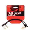 D'Addario Flat Patch Cable (Shielded Cable) 2-Pack PW-FPRR-206 (15cm L-L) [Domestic Genuine Product]