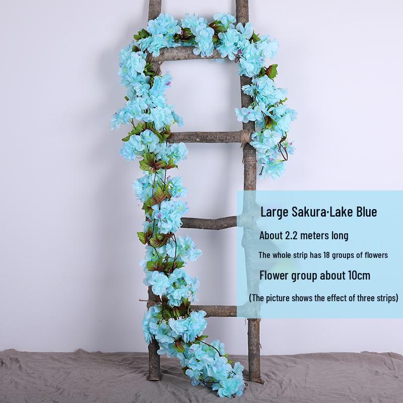 Artificial Rose Vine Hanging Basket and Arch Decoration