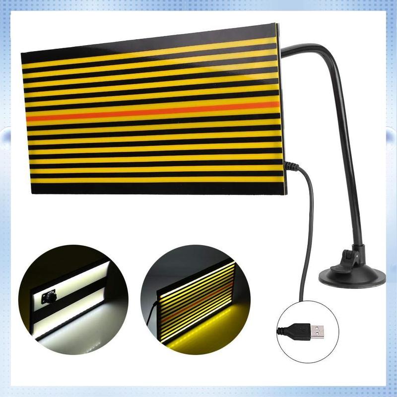 Led Stripe Line Board Paintless Dent Removal Repair Tools With 5M Long Line And Adjustment Holder Yellow Light