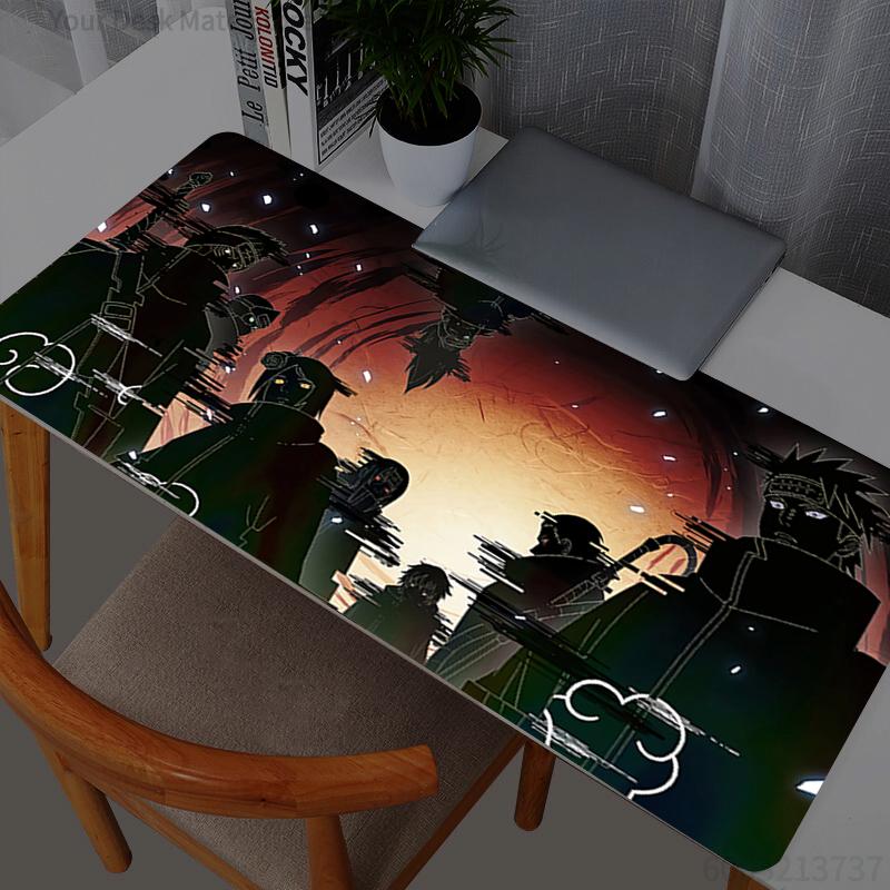 Mouse Pads Naruto Aakatsuki Mouse Pad Gaming Accessories Computer Keyboard Gamer Designed Specifically e-sports Games Mousepad