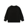 Levis Ss22 Solid Color Letter Logo Print Crew Neck Long Sleeve Sweatshirt Women Sweatshirt Black A0888-0024