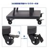 UNHO TV Stand with High Large Compatible with Wall Mounted TV Load Capacity Height TV Mobile Display Stand Casters, Type, TV, 32-80 Inches, Stand,