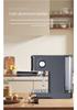 Kompakte halbautomatische italienische Espressomaschine mit Hochdruckextraktion und Milchaufschäumer für Zuhause oder das Büro