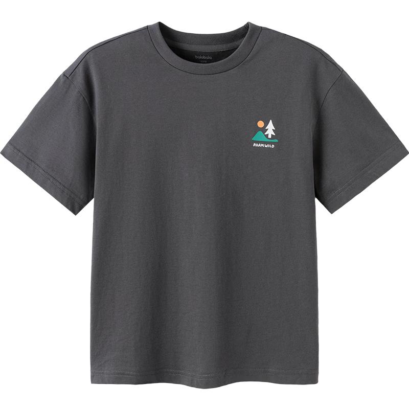 Balabala Kids' Unisex Pure Cotton Short Sleeve T-Shirt