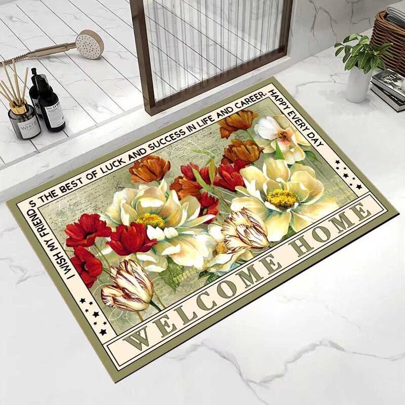 Soft diatom mud absorbent mat floor mat bathroom bathroom toilet kitchen entry door non-slip foot mat door mat