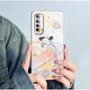 For Realme 7 RMX2151 RMX2155 Phone Case Realme7 4G Back Cover Soft Silicone Sweet Lovely Cartoon Panda Flower Printed Coque Capa