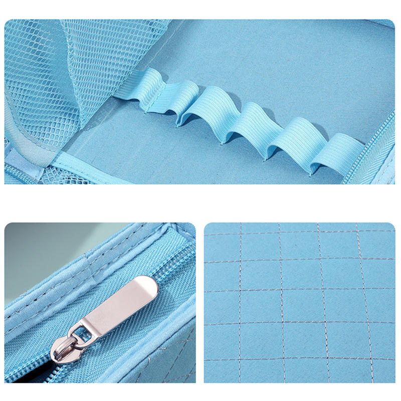 Hand Knitting Tools Bag Accessories Crochet Hooks Set with DIY Printed Storage Pouch for Yarn Needles Organizer Portable Crochet Kit Case