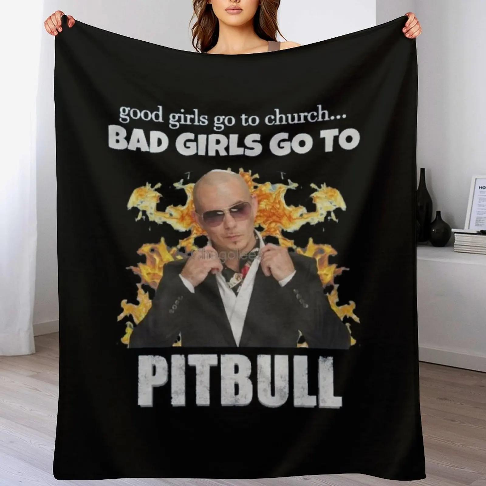 *EXCLUSIVE* Best Selling Pitbull Singer Throw Blanket Cozy Sofa Blanket for TV Watching Napping 75X95CM