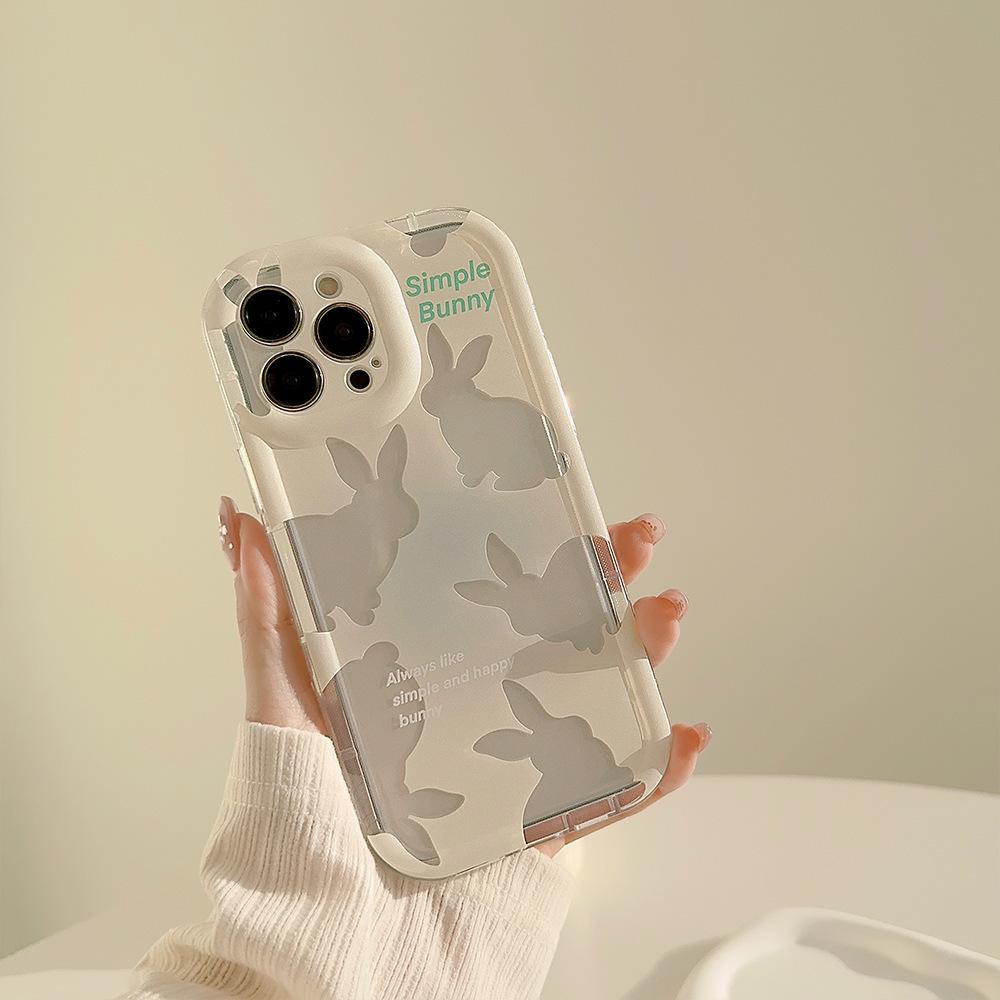 Flower Rabbit IPhone 16 Apple Phone Case 15promax Soft 14 Protective Case 12 Suitable for 16plus