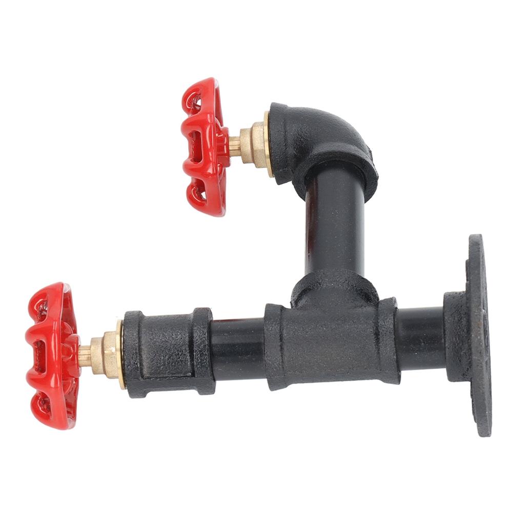 Industrial Pipe Coat Hook Rack Heavy Duty Rustic Hat Robe Towel Wall Mounted Holder Hanger Type C