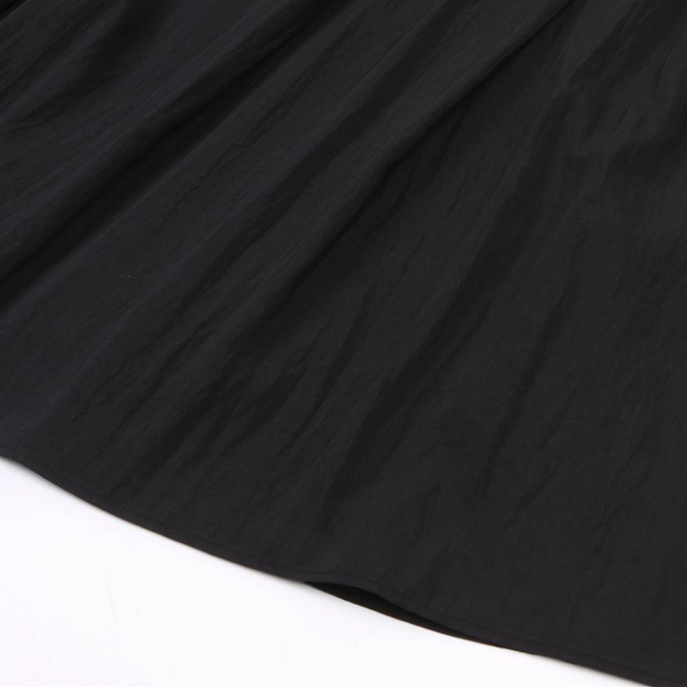 LAP Banding Flare Long Skirt Ar2Ws561
