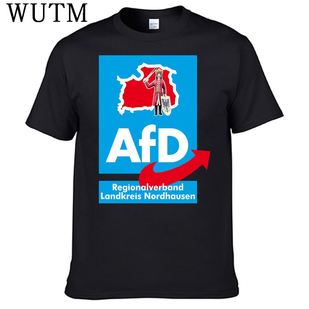 Afd Deutschland T Shirt 100 Cotton Men Shirt