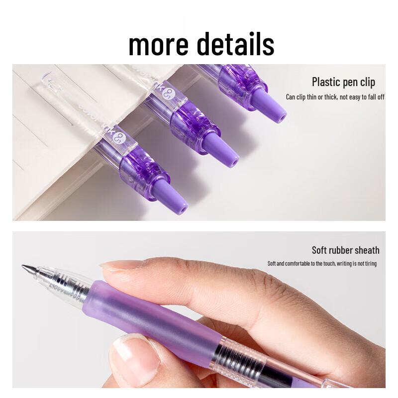 Deli 0.5mm Bullet Tip Retractable Gel Pen