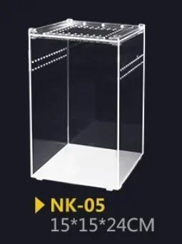 Transparent Acrylic Reptiles Breeding Box Spider Lizard Amphibian Terrarium Leak-proof Pets Habitat Arboreal Tarantula Enclosure