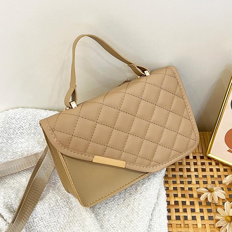 Small Bag Women's Embroidery Rhombus Small Square Bag New Women's Niche Single Shoulder Messenger Bag