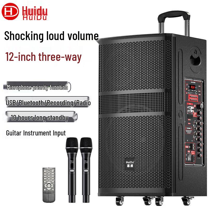 HuiDu NB-800L Professional Outdoor PA Trolley Speaker