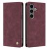 Wallet Case for Galaxy S24 - Leather/PU, Wine