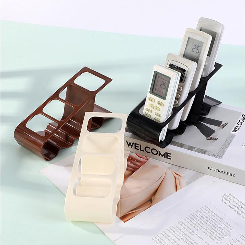 Four-Hole Air Conditioner Tv Remote Control Bracket 4-Grid Storage Rack Tv Air Conditioner Remote Control Bracket