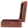 10-Slot Watch Box Glass Top Vintage Display Jewelry Storage Organizer Case Wood Density Board+Velvet Cloth Rosewood Grain