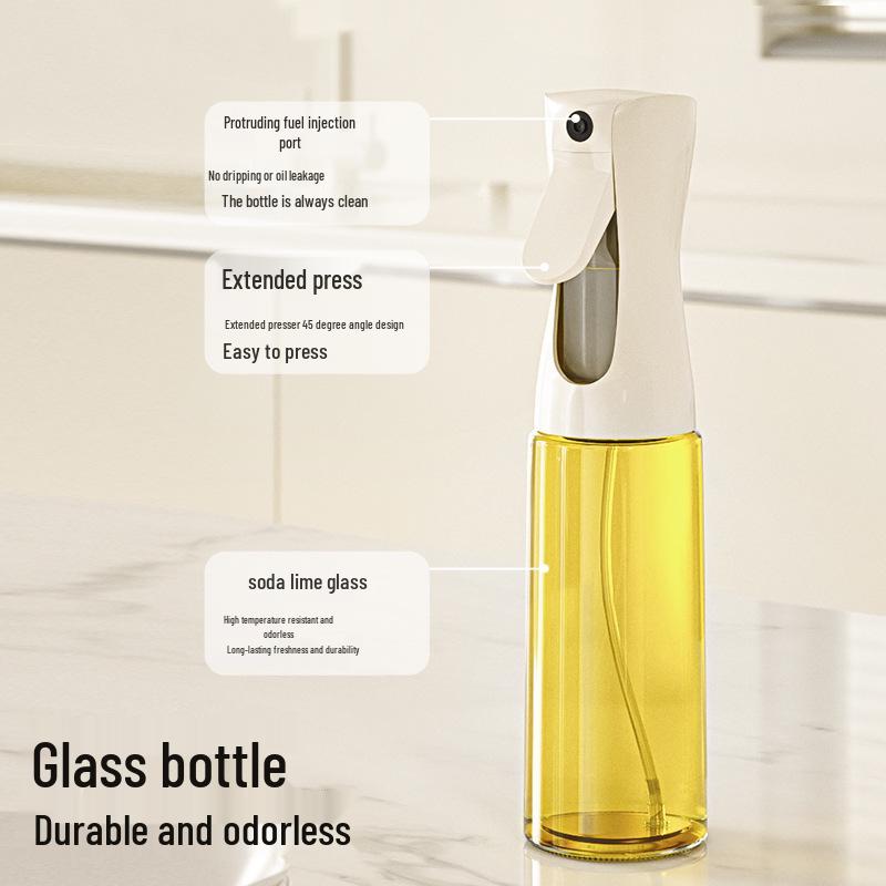 Glass Oil Sprayer Bottle for Air Fryer – Edible Mist Spray for Cooking and Oil Control