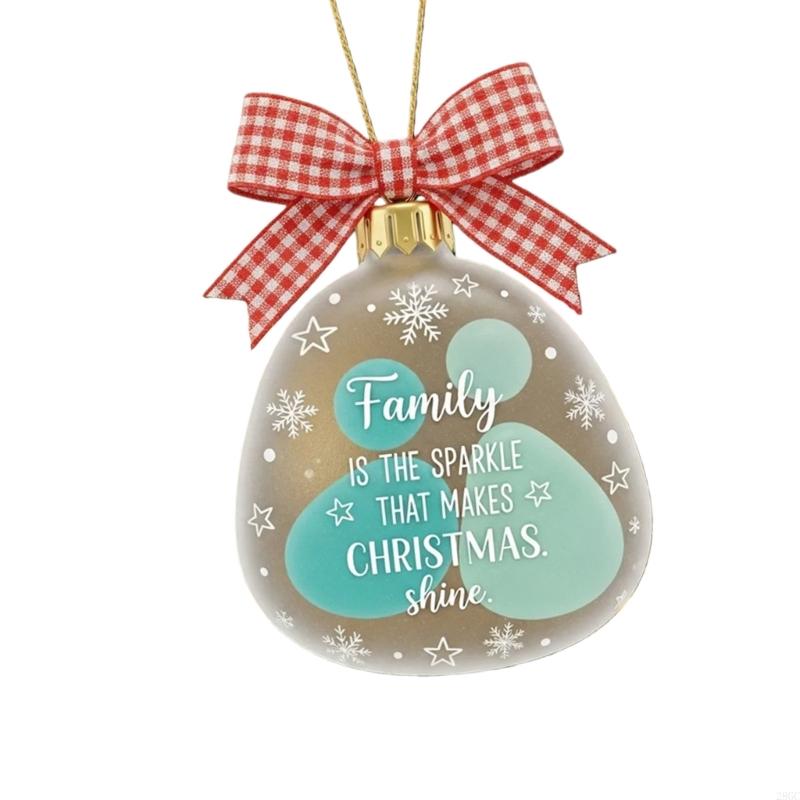 28GC Holiday Auto Decors Acrylic Christmas Ornament Safe Car Interior Hanging Ornament