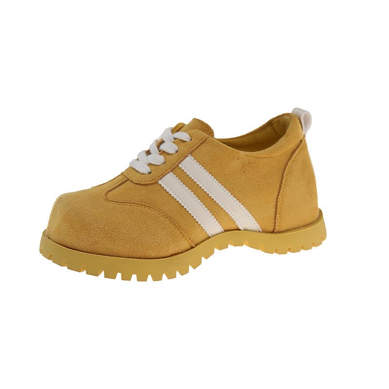 Suede flats women's new spring women's shoes versatile sports and leisure board shoes