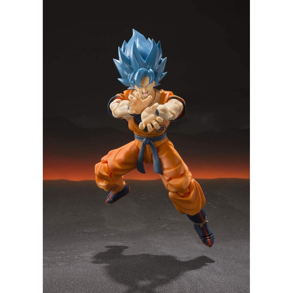 TAMASHII NATIONS S.H. Figuarts Dragon Ball Super Saiyan God Super Saiyan Goku 140mm Painted Action Figure ABS PVC
