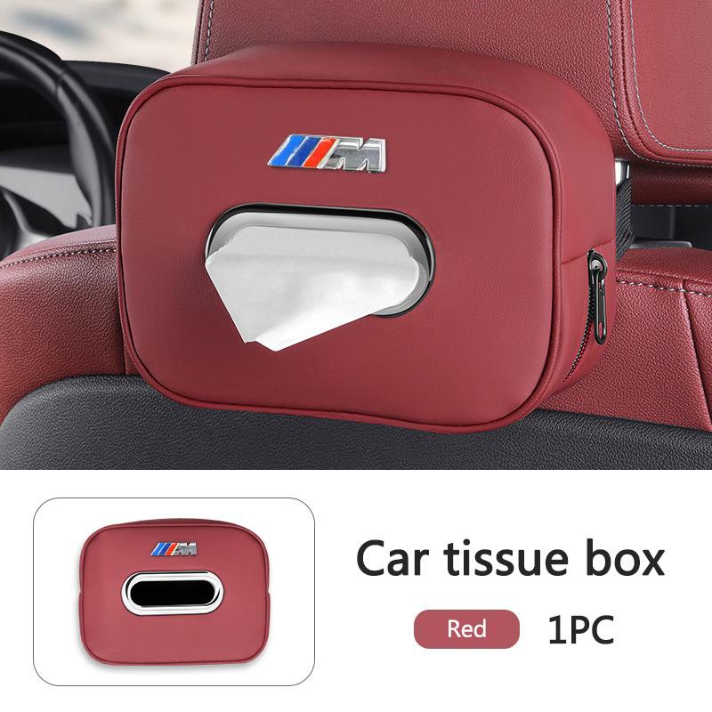 Hot 2025 Car Seatback Tissue Box Paper Storage Bag For BMW X1 X2 X3 X4 X5 X6 X7 G20 G30 6GT E46 E90 E60 F10 E39 F30 E36 F20 E87