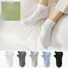 Men's Spring and Summer Thin Sports Deodorant Sweat Absorption Mesh Cotton 5A Antibacterial Socks