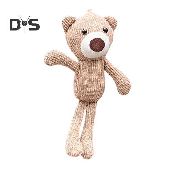 

Брелок для ключей в виде плюшевого медведя для детей, брелок в виде плюшевого медведя, рюкзак, кулон, детские подарки на день рождения 1pc