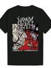 Summer Casual T-Shirt Napalm Death Graphic Tee Wit