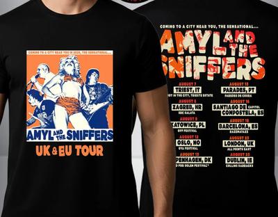 Amyl And The Sniffers Tour UK ed Europa 2026 Date Maglietta Unisex