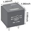 Automotive Relay 15328864 (Pack of 2) – D1741C 12V 40A 4-Pin SPDT Automotive Relay 12193604 13503102 Replacement – A/C Compressor, Starter & Fan