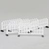 Mini Roadblock Set Miniature Highway Scene Accessories Miniature Barricades for Miniature House Decoration Role Play Education