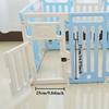 High 65CM Indoor Pet Fence Gate Small Medium Dog Enclosure Cage Free Combination Home Pet Playpen Portable Panels Pet Supplies
