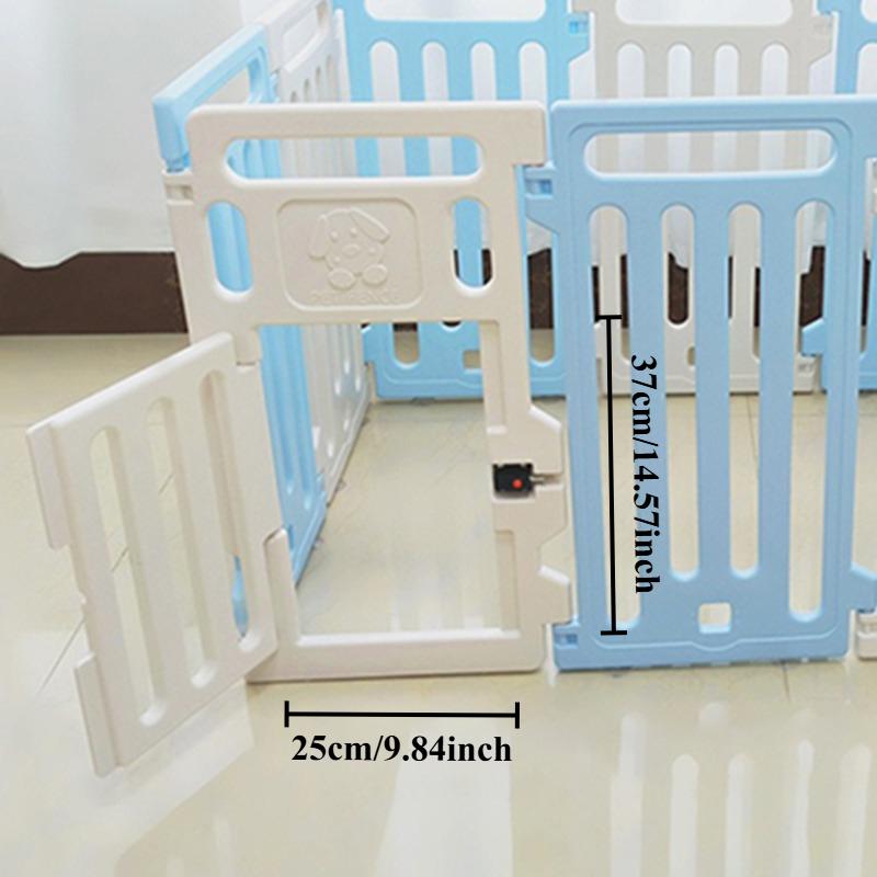 High 65CM Indoor Pet Fence Gate Small Medium Dog Enclosure Cage Free Combination Home Pet Playpen Portable Panels Pet Supplies