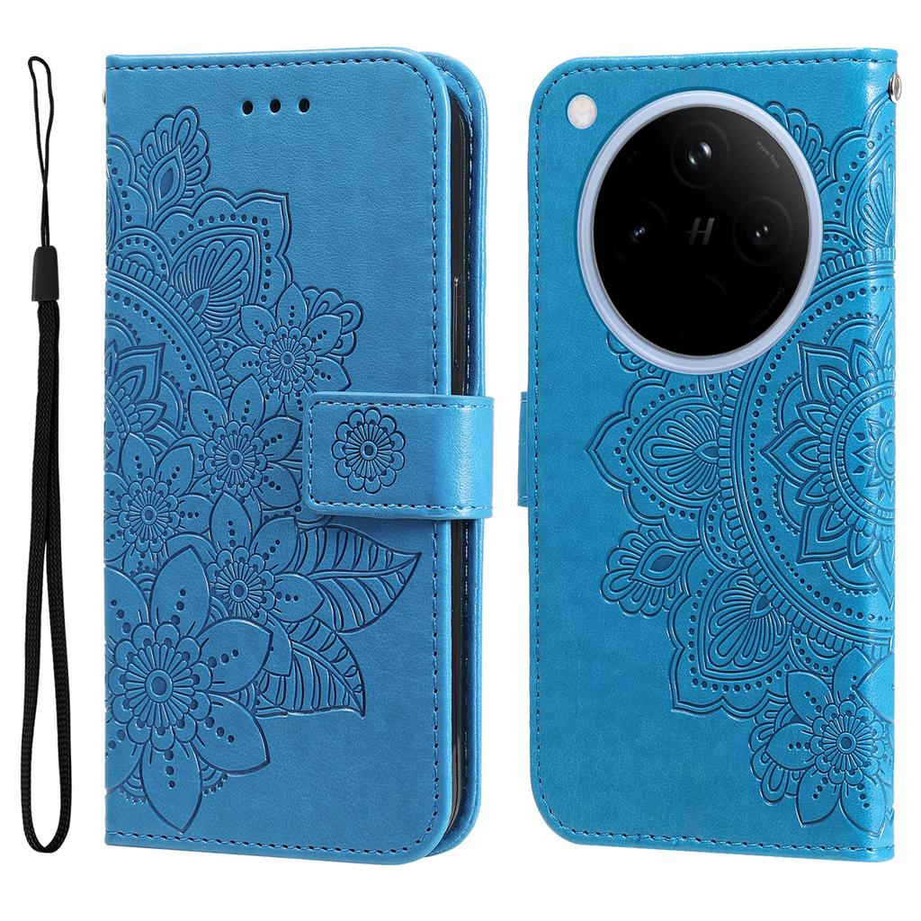For Oppo Find X8 5G Case Floral Pattern PU Leather Wallet Stand Phone Cover