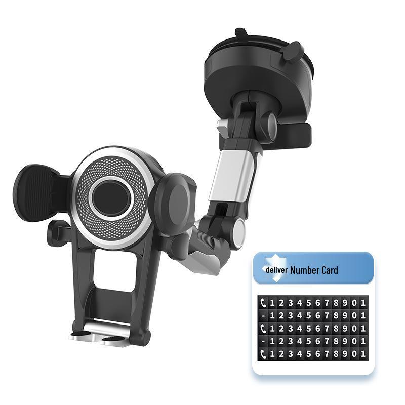 Doukuai Multifunctional Car Phone Holder with Suction Cup for Windshield or Dashboard.