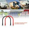 Universal 5AWG Automotive Battery Cable 30cm Battery Inverter Cable Ideal For Solar Panel Boats And Vehicles