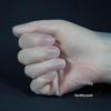 50 Disposable Milky White PVC Gloves for Tattooing, Beauty, Nail Art, and Eyelash Extensions