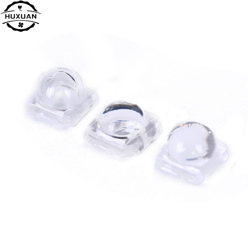 50pcs/set 30 60 Degree LED Lens Reflector Collimator For 5050 SMD 10X8mm Convex Optical Lens Reflector Collimator
