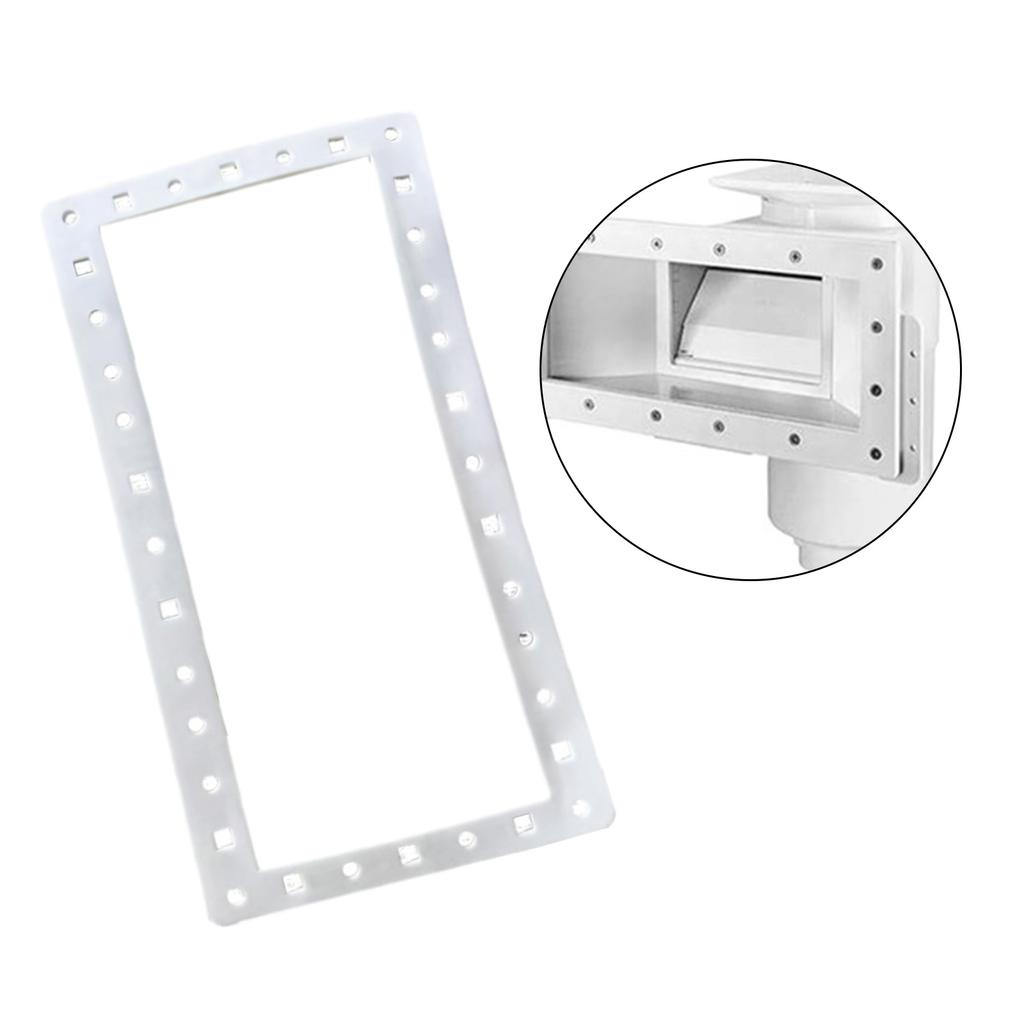 2Pcs Wide Mouth Swimming Pool Skimmer Seal Replacement for SPX1091GW SP1091LX Wide Mouth Silicone Seal Above Ground Pool