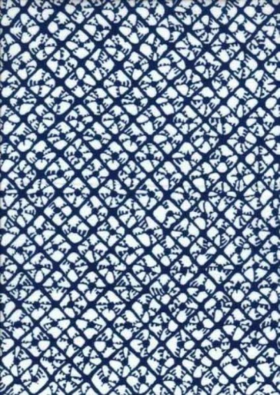 

Tenugui made in Niwa-zome (hand towel) - Chū-sen dyeing, 100% cotton, Japan, Hikita-shibori