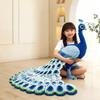 2026 Blue Peacock Building Blocks: Educational Puzzle Toy for Kids, Small Particles, Ornament, Gift