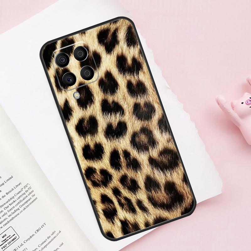 Animal Print Wildlife Fur Skin Case For Samsung Galaxy M16 M36 M56 M21 M20 M23 M31 M11 M54 M14 M34 M13 M52 M32 M12 M15 M55